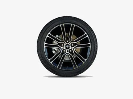 黑色汽车车轮免抠