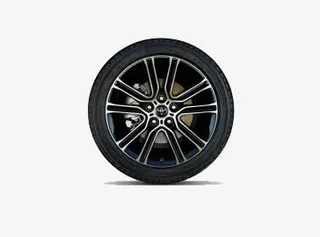 黑色汽车车轮免抠