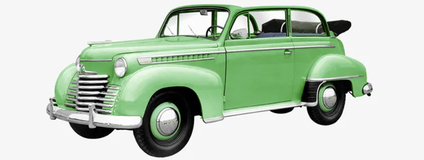 实物淡绿外壳老式汽车免抠免抠