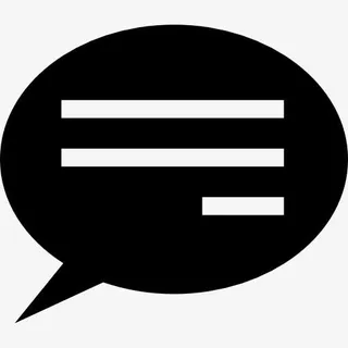 聊天气泡符号图标免抠