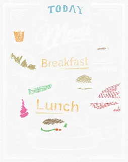 咖啡厅黑板字装饰矢量素材免抠 咖啡厅黑板字装饰矢量素材免抠