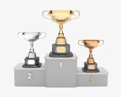 金银铜奖杯免抠