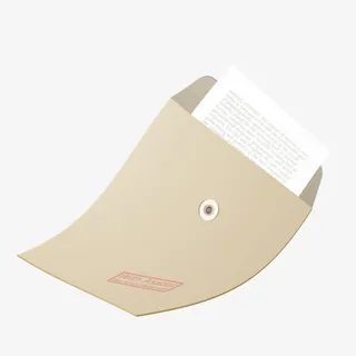 黄色牛皮纸档案袋文件免抠