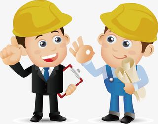 建筑工程师矢量素材免抠