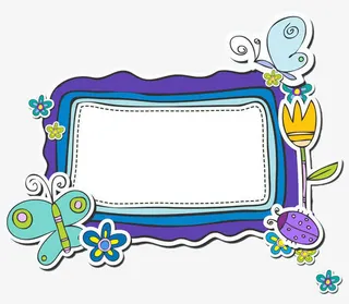 卡通边框免抠
