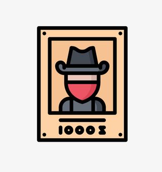 通缉犯狂野西部图标免抠