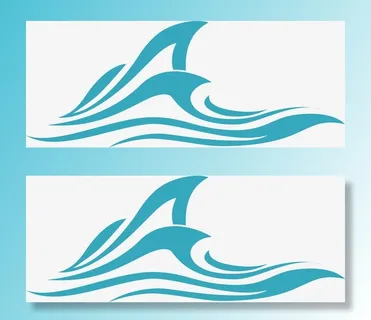 卡通湖水文理免抠