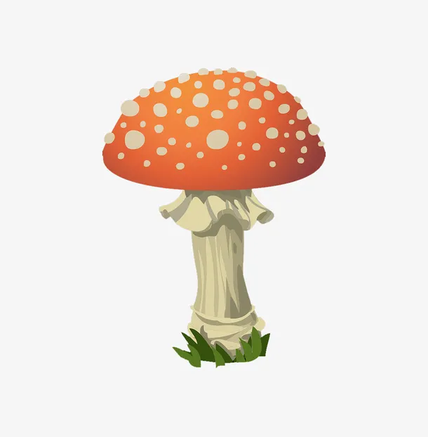 卡通植物蘑菇免抠