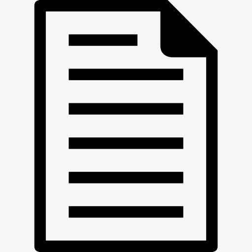 文件接口符号文本纸张图标免抠