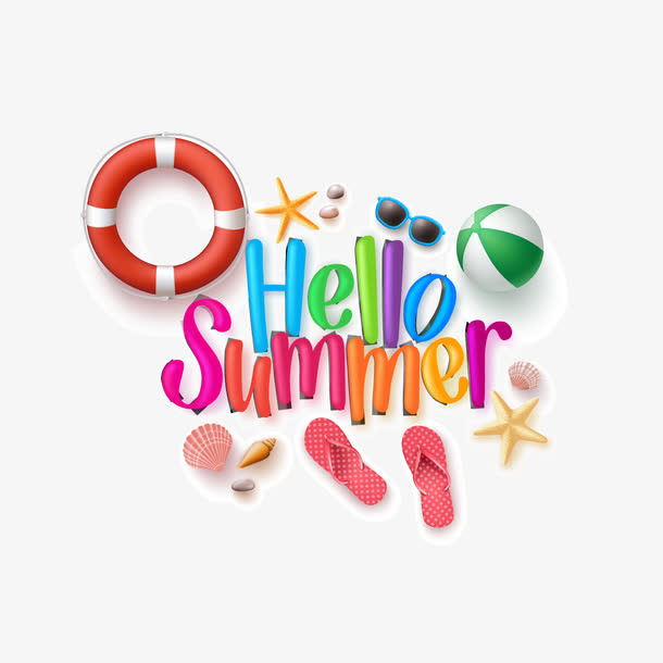 summer 夏天hello免抠