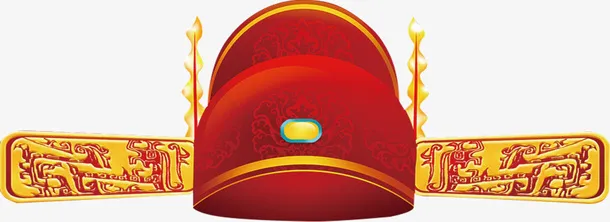红色状元帽（可用于中高考宣传）免抠