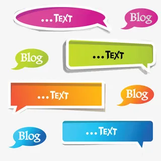 标签对话框矢量图下载免抠