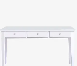 白色简洁常用办公桌子免抠