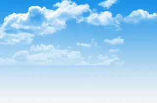 整片蓝天白云免抠