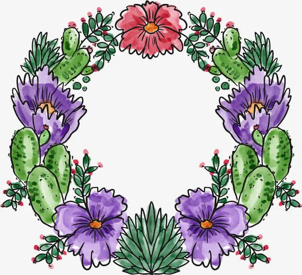 矢量仙人掌免抠