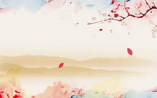 清新中国风国庆中秋双节庆海报背景psd高清