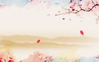 清新中国风国庆中秋双节庆海报背景psd高清