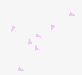 唯美精美漂浮几何三角图案装饰免抠