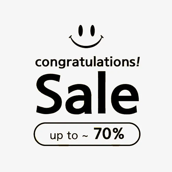 卡通微笑SALE免抠图免抠