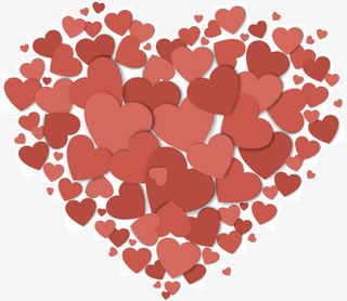 爱心母亲节元素免抠