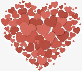 爱心母亲节元素免抠