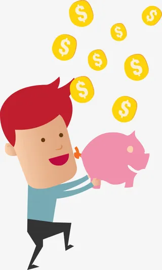 金融商务矢量人物免抠