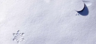 清新简约雪地质感banner高清