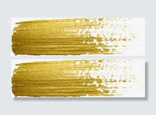 金色闪耀油漆免抠