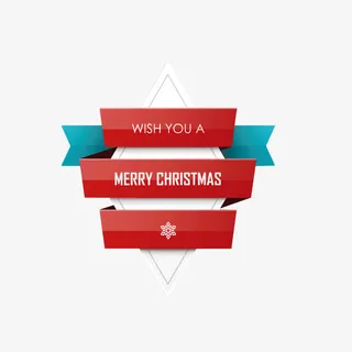 圣诞元素装饰标签免抠