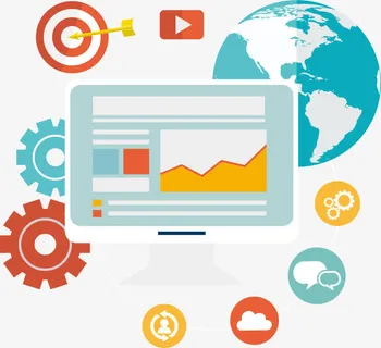 项目维护流程图表免抠