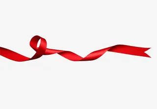 中国风红色绸带装饰免抠