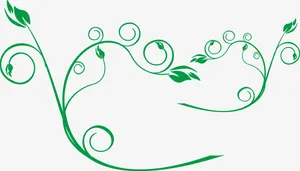 绿色叶子底纹免抠