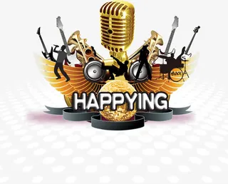 音乐麦克风演唱会海报免抠