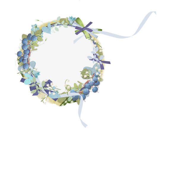 庆典花卉边框花卉边框线描免抠