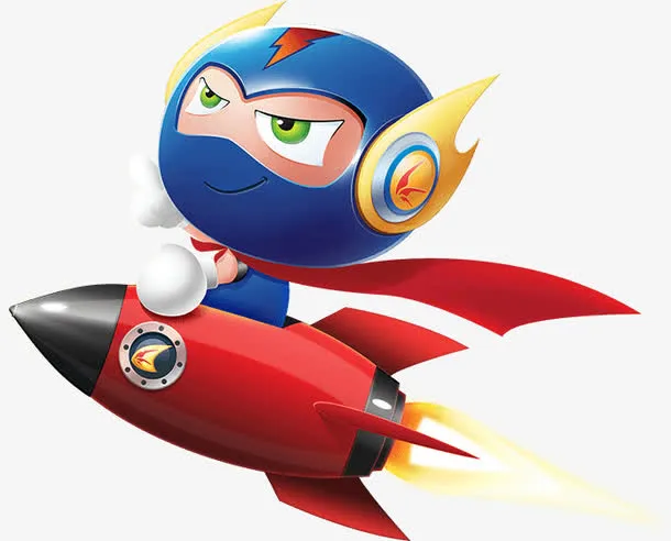 创意手绘英雄人物造型免抠