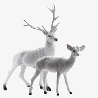圣诞白色麋鹿免抠