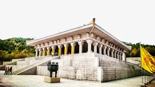 黄帝陵建筑图免抠