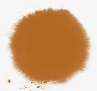 黄色晕开墨迹中秋免抠