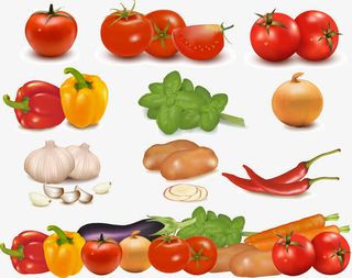 矢量西红柿免抠