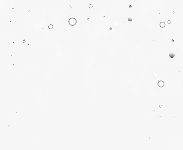 黑色冬日漂浮雪花免抠