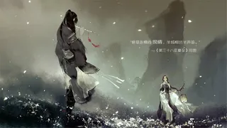 古代人物吹笛男女相见免抠