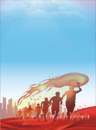 招聘  活泼  校园  火炬 社团高清