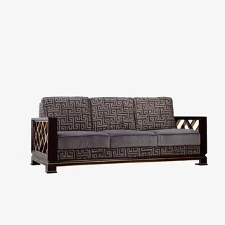实物新中式沙发素材免抠