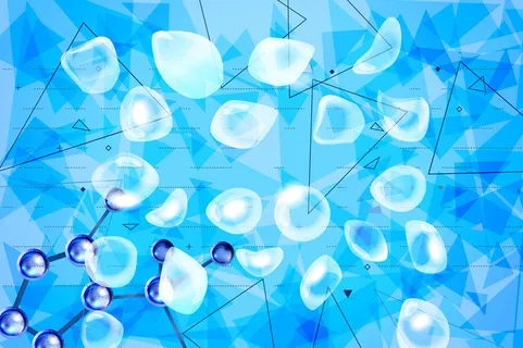 科技分子粒子背景矢量素材高清