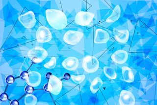 科技分子粒子背景矢量素材高清