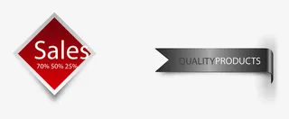 促销价格优惠标签免抠