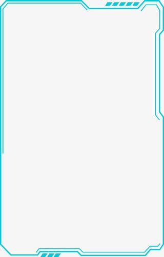 电子信息边框免抠