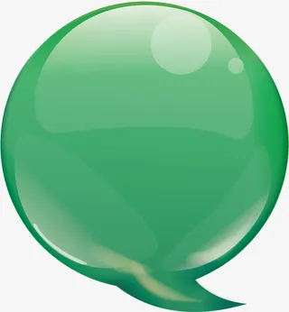 可爱彩色立体对话框免抠