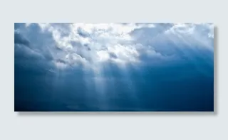 云层渐变蓝色简约背景高清