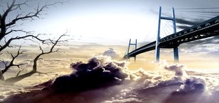 树桥云商务设计海报背景高清